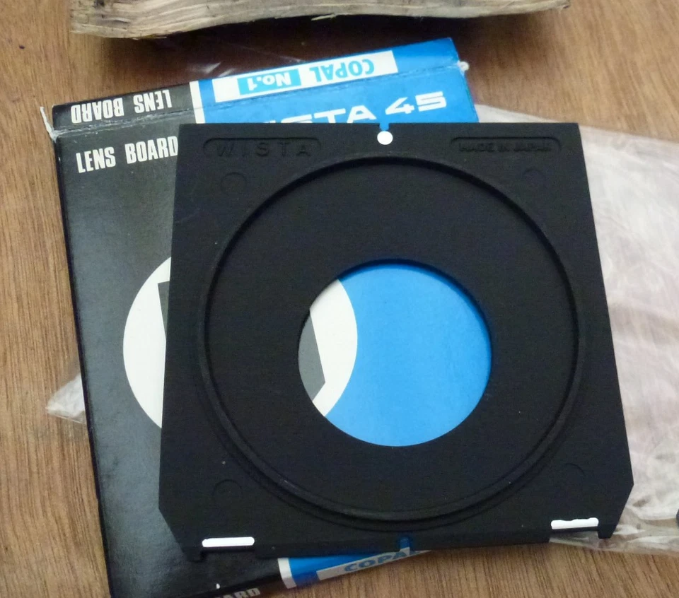 genuine Wista & linhof  fit  Lens board for copal 1 offset low hole  41.9mm - Imagem 2 de 2