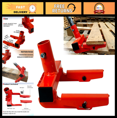 #ad Pallet Buster Tool Deck Board Remover Wrecker Pry Bar with Nail Puller Pivot $55.99