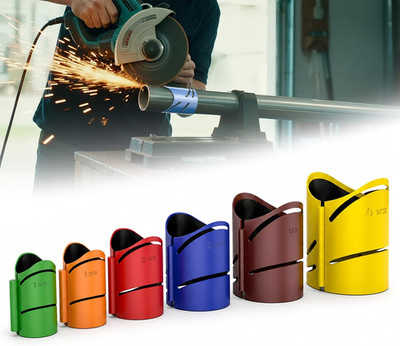6-Pack Metal Pipe Cutting Guide Kit - Suitable Pipe Diameters 1-5/8'', 1-7/8'', 2-
