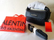 New VALENTINO Lemonade Weave Flap Should Bag, Handbag, Purse