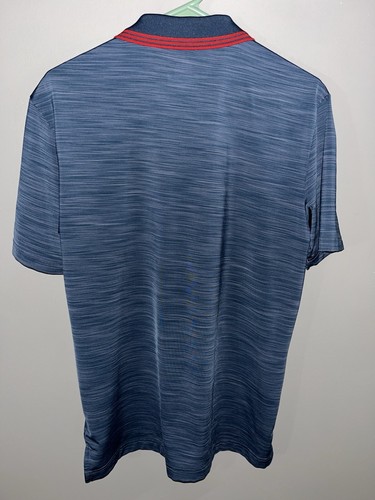 Adidas Golf Polo Shirt Men's S Blue Red Golf Performance Team USA Olympics - Picture 4 of 8