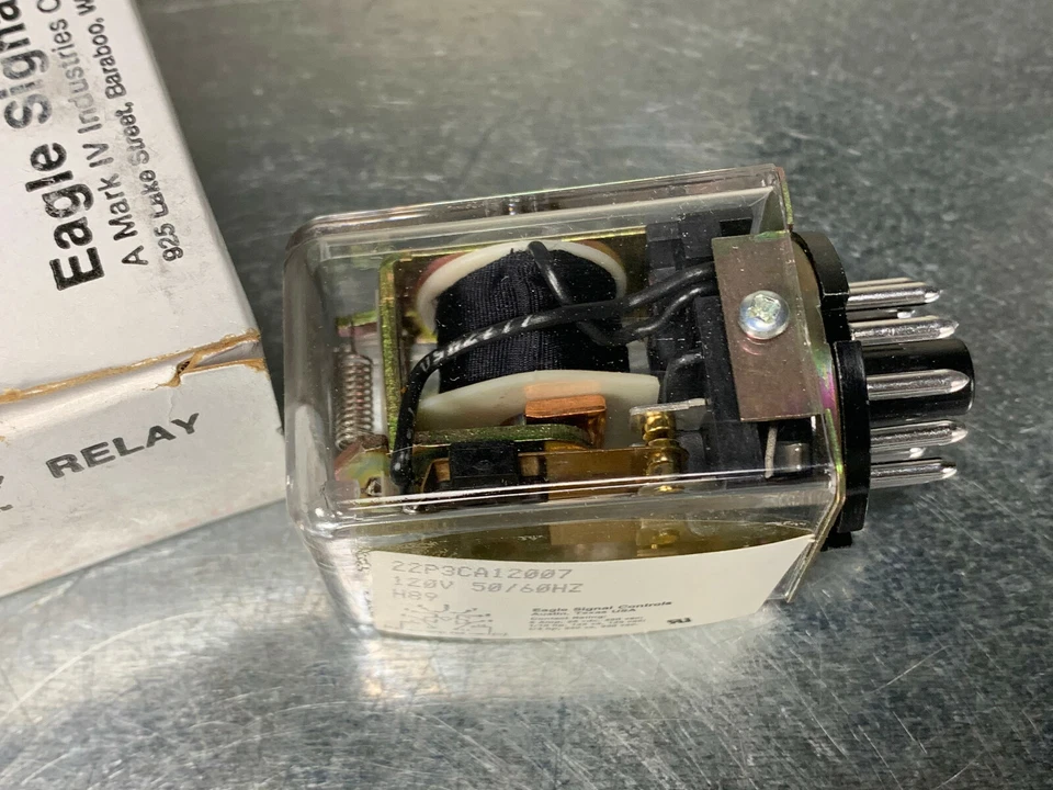 Eagle Signal 22P3CA12007 General Purpose Relay Danaher 120V, 50/60Hz - Image 2 of 3