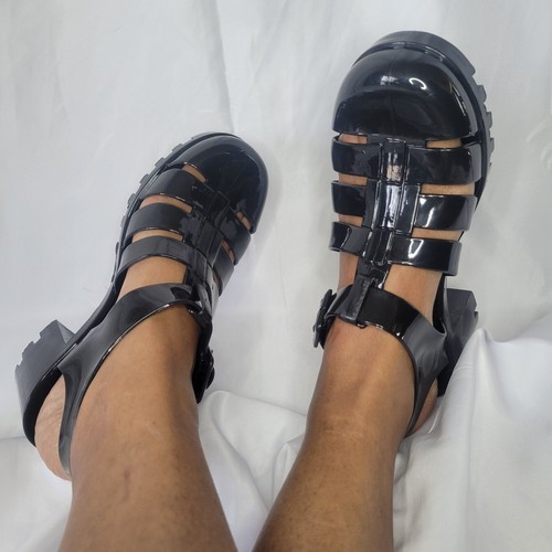 jelly fisherman sandals womens