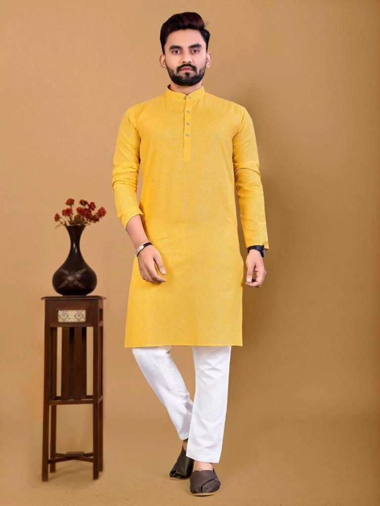 Kurta pajama wearing style hot sale