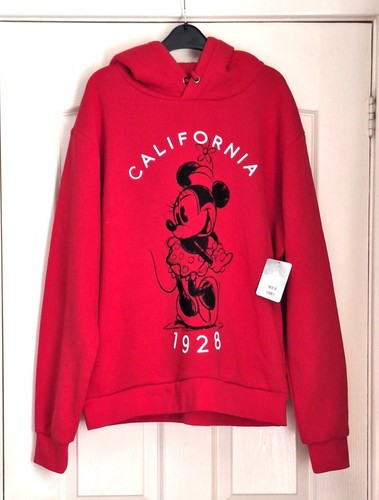 New Disney Store Minnie Mouse California Hoodie - Size Large