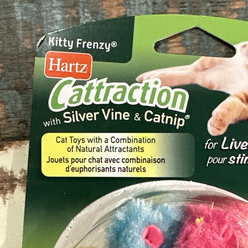 Hartz Cattraction Kitty Frenzy Cat Toy with 12 Silver Vine & Catnip Mice Multi - Picture 6 of 13