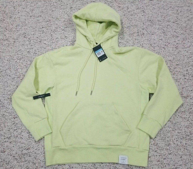 Nike Air Jordan Black Cat 4 Heavyweight Loose Fit Hoodie AV2933-335 Men's Size Medium