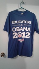 Educators For Obama 2012 Tee Shirt Nwt
