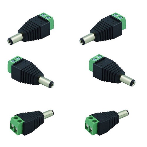 Female Male DC connector 2.1X5.5mm Power Jack Adapter Plug Cable Connector - Picture 7 of 11