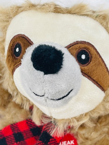 holiday time plush sloth