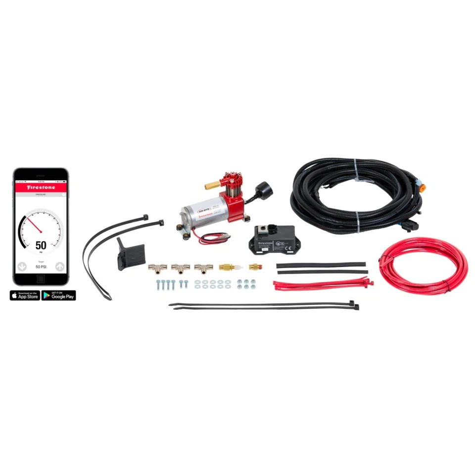 Firestone Ride Rite 包无线压缩适用于 11-25 Silverado Sierra 2500 3500 — 第 3/4 张图片