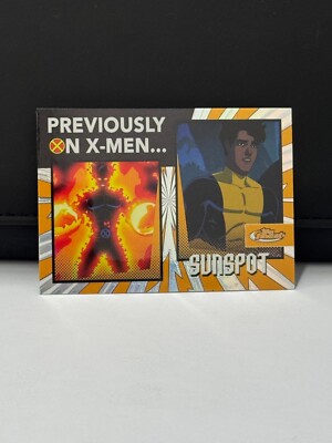 Topps Finest Marvel Sunspot P0-8 2025 NM