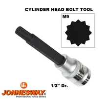 JONNESWAY AI050080 1/2" Dr. M9 CYLINDER HEAD BOLT TOOL FOR TOYOTA