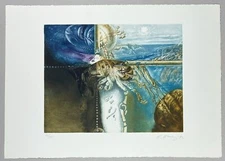 Eduardo Naranjo 1984 signed limited edition original art print engraving 21