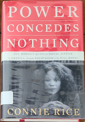 POWER CONCEDES NOTHING by Connie Rice (Hardcover 2012) Acetate Cover ...