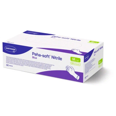 Hartmann Untersuchungshandschuhe Peha-soft nitrile blue, puder- u. latexfrei, 15