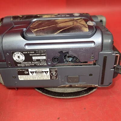 Sony Handycam CCD-TRV128 Hi-8 Analog Camcorder **UNTESTED**FOR