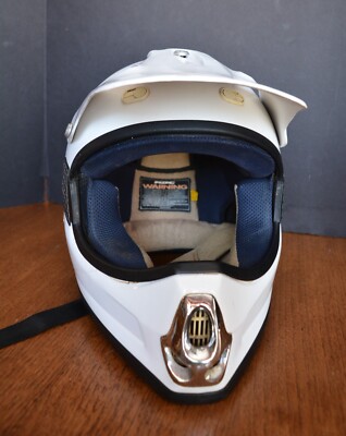 KBC Open Face MX Dirtbike Helmet YOUTH White