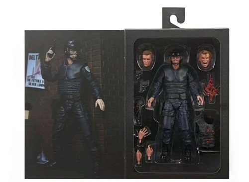 NECA ROBOCOP Peter Weller as Alex Murphy OCP Uniform Action Figure Boxed - Picture 2 of 6