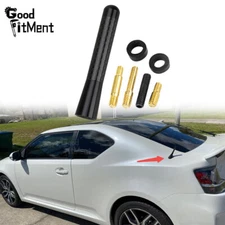 3" Short Radio Antenna Mast AM/FM Reception Carbon Fiber For Scion tC 2005-2016