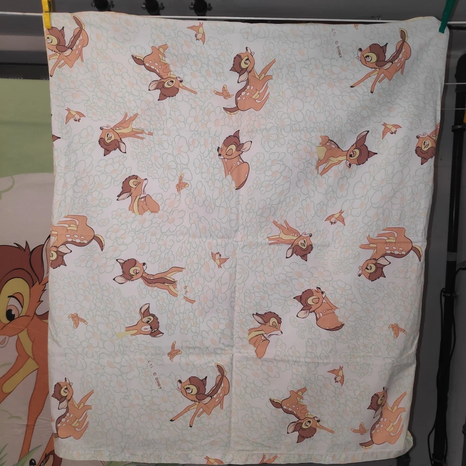 Disney Bambi Bettwäsche Vintage Retro Kinderbettwäsche 100% Baumwolle  - Bild 2 von 4