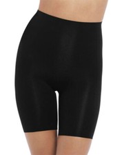 New Wacoal 805330 Beyond Naked Cotton Blend Thigh Shaper Black sz Large L 7 48