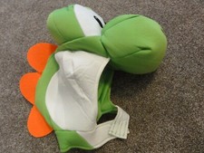 ADULT GREEN SUPER MARIO YOSHI STUFFED COSTUME HEAD   SIZE 14 