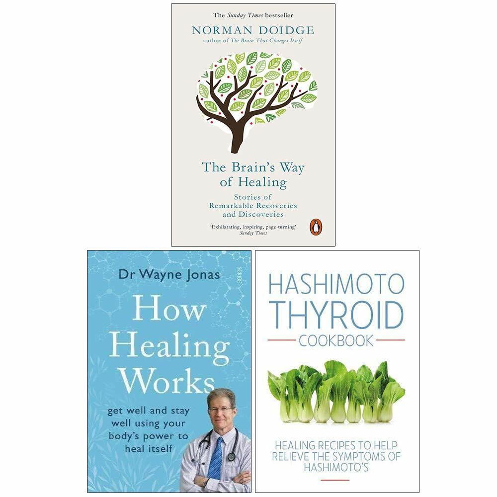 How Healing Works,Hashimoto Thyroid,Brain’s Way of Healing 3 Book Collection Set - Image 3
