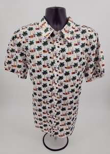 beer button up shirt