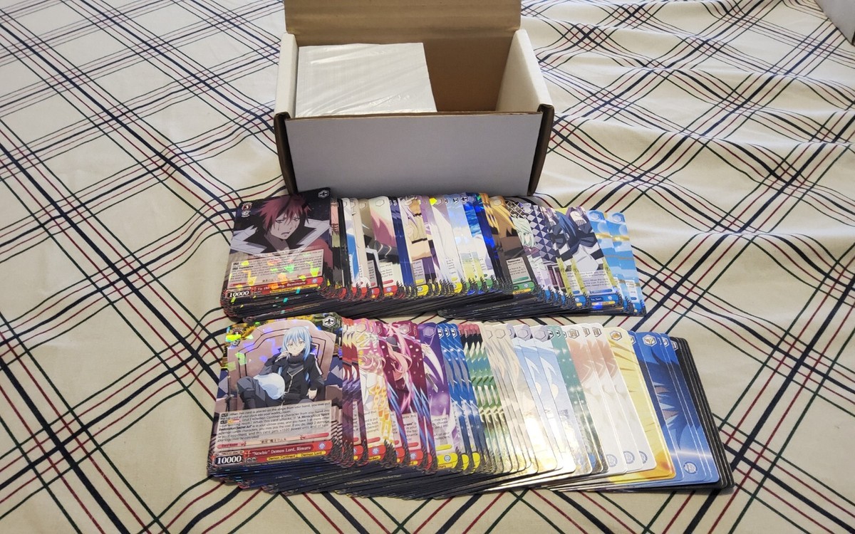 anime animasi saekano fine streaming SLIME RR R U C CR CC PLAYSET WEISS SCHWARZ ENGLISH W/ DHL SHIPPING