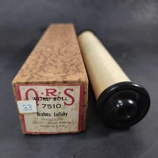 QRS #7510 Brahms Lullaby Piano Word Roll Cradle Song By Walter Redding 7510