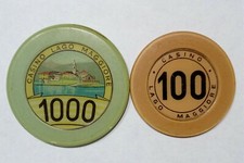 [NC] Casinò LAGO MAGGIORE - LOTTO FICHES / TOKEN da 1000 / 100
