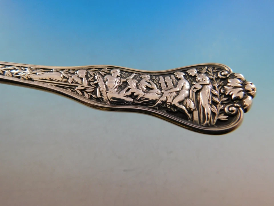 Olympian by Tiffany and Co Sterling Silver Sugar Sifter GW Fancy Pierced 7 1/4" - Image 3 of 4