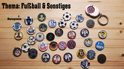 Einkaufswagen Chips - EKW - Korbchip - Fußball, Golf, Handball - Metall Chip