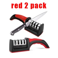 Knife Sharpener Professional Ceramic Tungsten Kitchen Sharpening System 4 Stage