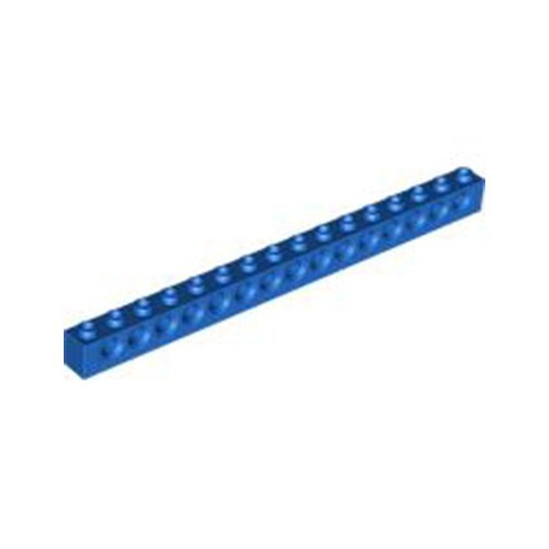 Lego Technic Bricks 8x Bright Blue 1x16 Studded Beams 370323 3703