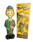 1939 MARX EDGAR BERGEN'S MORTIMER SNERD TIN LITH WINDUP - TOY W/ BOX