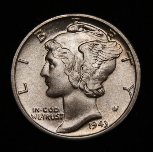 1943-D Mercury Dime MS++++++FSB