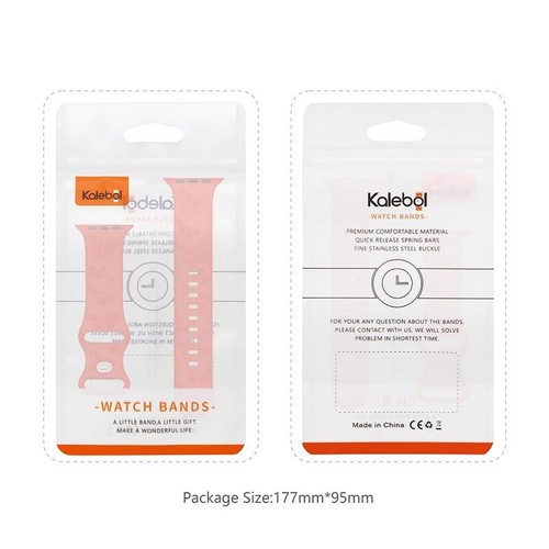 Correa de silicona con relief de mariposa y hebilla en forma de 8 para Apple - Zdjęcie 56 z 72