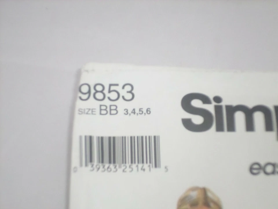 LOT OF 2 Simplicity Pajamas Loungewear Sewing Pattern9853 with two different  SZ - Image 3 of 4