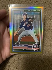 2023 Panini USA Baseball Stars & Stripes - CARSON MESSINA  SILVER AND BRONZE