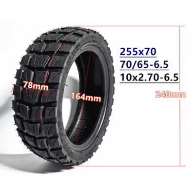Pneu trottinette électrique 10X2.5 pouce pour Kugoo M4 -2 pièces