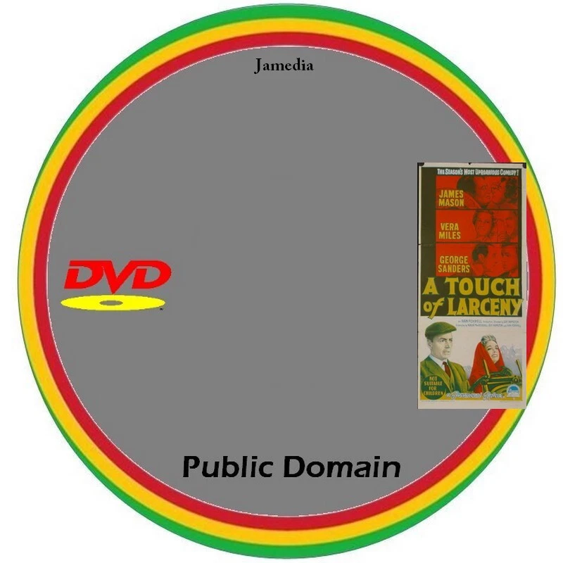Touch of Larceny 1959 Colorized Public Domain DVD Dick Foran, Jil Jarmyn - Image 2 of 3