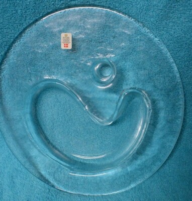 Cigar, Pipe Ashtray HOLMEGAARD Art Glass by Micheal Bang