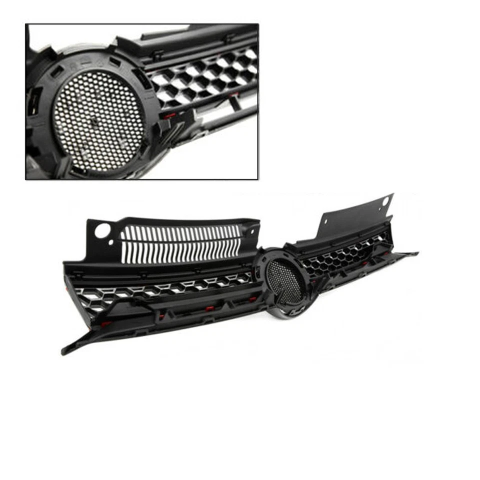 Fit For Vw Golf Gti 2010-2013/2014 Mk6 Front Upper Grille Mesh Style Foto 2 de 4