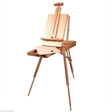 French Style Portable Tripod Wooden Artist Easel