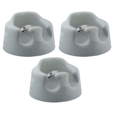 Bumbo Baby Soft Foam Wide Floor Seat w/ Adjustable Harness, 3 Pack, Monsoon