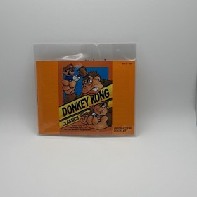 DONKEY KONG Classics Nintendo NES Game Original Instruction Manual Booklet Only!