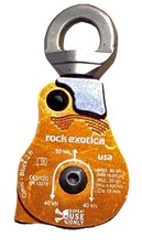 Rock Exotica Omni-Block Swivel Top 1.5" Single Pulley Orange 