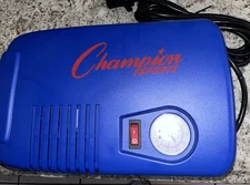 Champion Sports EP1500 Electric Inflating Pump with Gauge, Hose & Needle TESTED